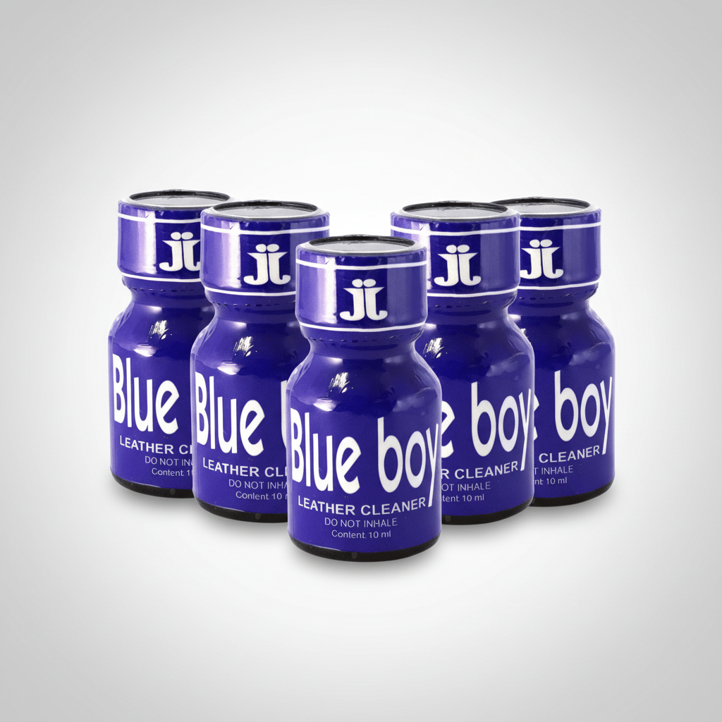 Powder Popper Blue Bulk Pack x5 – Blue Boy 10mL Machine Lubricant Popper | Poppers Online ...